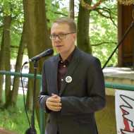 Lídr kandidátky STAČILO! v Plzeňském kraji pro volby do Poslanecké sněmovny PČR Vítek Prokop, student vysoké školy