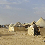 Uprchlický tábor Ar-Rukbar u města At-Tanfu
