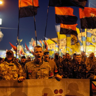 Pravý sektor - fašistická bojůvka, vniklá původně z ultras radikálních fanoušků fotbalového klubu Dynama Kyjev - jeho příslušníci se podíleli na masakru v Oděse