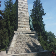 Pomník Jindřicha Šimona Baara na Chodských Výhledech nad Klenčím pod Čerchovem